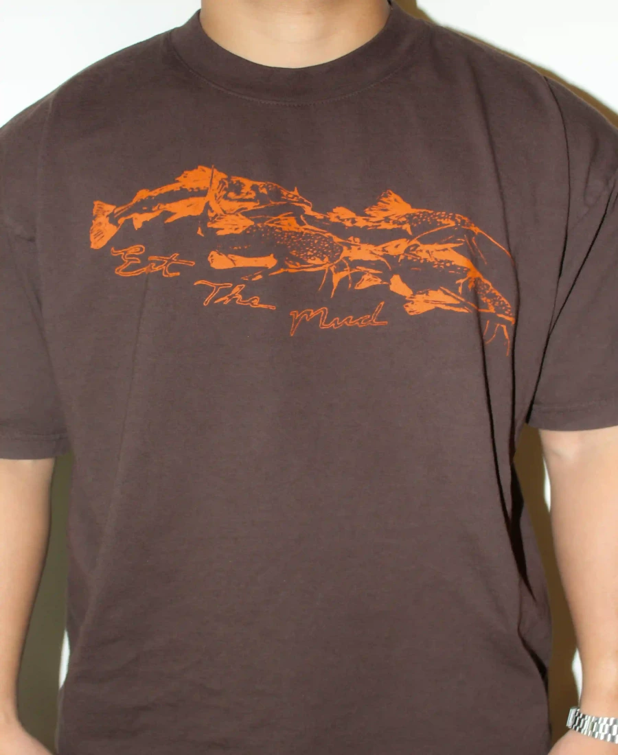 Image 2 of Catfish T-shirt - brown shirt